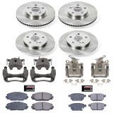 Power Stop 09-10 Pontiac Vibe Front & Rear Autospecialty Brake Kit w/Calipers (1x psbKCOE3054, 1x psbKCOE4737) thumbnail 2