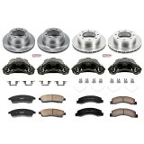 Power Stop 1999 Ford F-350 Super Duty Front & Rear Autospecialty Kit w/Cals (Bundled Kit) thumbnail 2