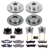 Power Stop 93-98 Jeep Grand Cherokee Front & Rear Autospecialty Brake Kit w/Calipers (1x psbKCOE2131, 1x psbKCOE2119) thumbnail 2