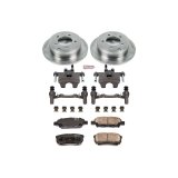 PowerStop Z17 Evolution Plus Stock Replacement Brake Kits with Calipers KCOE2840 Disc Kit, Replacement, Front and Rear, Solid Surface Rotors, Chrysler, Dodge, Jeep, Kit thumbnail 4