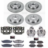 Power Stop 2009 Ford Flex Front & Rear Autospecialty Kit w/Cals (Bundled Kit) thumbnail 2