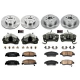 Power Stop 92-95 Honda Civic Front & Rear Autospecialty Brake Kit w/Calipers (1x psbKCOE408, 1x psbKCOE699) thumbnail 2