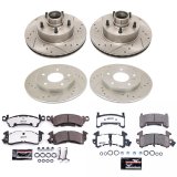 Power Stop 79-81 Pontiac Firebird Front & Rear Z26 Street Warrior Brake Kit (1x psbK2908-26, 1x psbK4761-26) thumbnail 5