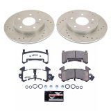 Power Stop 79-81 Pontiac Firebird Front & Rear Z26 Street Warrior Brake Kit (1x psbK2908-26, 1x psbK4761-26) thumbnail 9