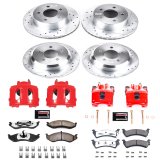 Power Stop 95-98 Jeep Grand Cherokee Front & Rear Z36 Truck & Tow Brake Kit w/Calipers (1x psbKC2131-36, 1x psbKC2119-36) thumbnail 3