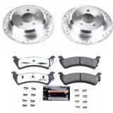 Power Stop 95-98 Jeep Grand Cherokee Front & Rear Z36 Truck & Tow Brake Kit w/Calipers (1x psbKC2131-36, 1x psbKC2119-36) thumbnail 4