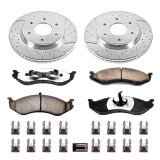 Power Stop 95-98 Jeep Grand Cherokee Front & Rear Z36 Truck & Tow Brake Kit w/Calipers (1x psbKC2131-36, 1x psbKC2119-36) thumbnail 5