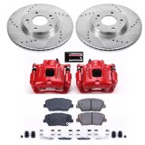 Power Stop 10-12 Hyundai Santa Fe Front Z23 Evolution Sport Brake Kit w/Calipers (1x psbK5926, 1x psbS6462) thumbnail 5
