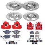 Power Stop 1999 Volkswagen Beetle Front & Rear Z23 Evolution Sport Brake Kit w/Calipers (1x psbK898, 1x psbS2570, 1x psbK847, 1x psbS2014) thumbnail 4