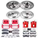 Power Stop 2003 Ford Explorer Sport Front & Rear Z23 Evolution Sport Brake Kit w/Calipers (1x psbK1770, 1x psbK1920, 1x psbS4604, 1x psbS4758) thumbnail 4