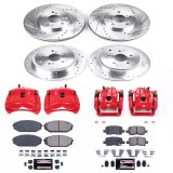 Power Stop 01-02 Acura MDX Front & Rear Z23 Evolution Sport Brake Kit w/Calipers (1x psbS2644, 1x psbK2299, 1x psbS2674, 1x psbK2382) thumbnail 2