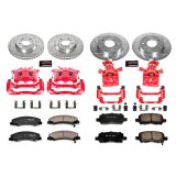 Power Stop 11-13 Chevrolet Impala Front & Rear Z23 Evolution Sport Brake Kit w/Calipers (1x psbS4988, 1x psbK1437, 1x psbS5010, 1x psbK1602) thumbnail 2