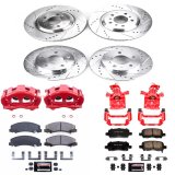 Power Stop 12-13 Chevrolet Impala Front & Rear Z23 Evolution Sport Brake Kit w/Calipers (1x psbK4654, 1x psbS5010, 1x psbK1602, 1x psbS5024) thumbnail 2