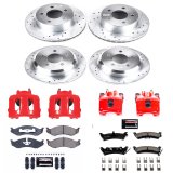Power Stop 95-98 Jeep Grand Cherokee Front & Rear Z23 Evolution Sport Brake Kit w/Calipers (1x psbK2131, 1x psbS4398, 1x psbS4339, 1x psbK2119) thumbnail 5
