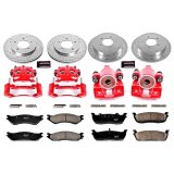 Power Stop 97-00 Ford Expedition Front & Rear Z23 Evolution Sport Brake Kit w/Calipers (1x psbS4678, 1x psbK1869, 1x psbS4652, 1x psbK1872) thumbnail 2