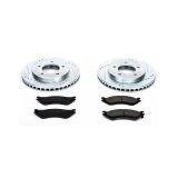 Power Stop 97-00 Ford Expedition Front & Rear Z23 Evolution Sport Brake Kit w/Calipers (1x psbS4678, 1x psbK1869, 1x psbS4652, 1x psbK1872) thumbnail 4