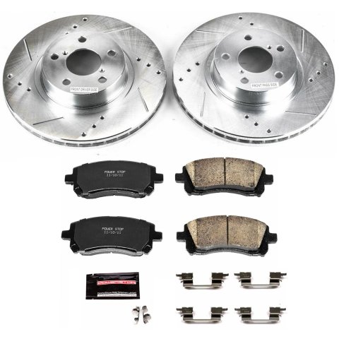 Power Stop 98-02 Subaru Forester Front & Rear Z23 Evolution Sport Brake Kit w/Calipers (1x psbS2066, 1x psbS1948, 1x psbK1120, 1x psbK449) thumbnail 8