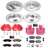 Power Stop 94-98 Ford Mustang Front & Rear Z23 Evolution Sport Brake Kit w/Calipers (1x psbS4654C, 1x psbK1304, 1x psbK1306, 1x psbS4824A) thumbnail 2