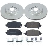 Power Stop 17-19 Honda Clarity Front & Rear Z17 Evolution Geomet Coated Brake Kit (1x psbCRK8296, 1x psbCRK8295) thumbnail 7