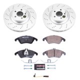 Power Stop 18-19 Mercedes-Benz SLC300 Front & Rear Euro-Stop Brake Kit (1x psbESK6893, 1x psbESK6894) thumbnail 7