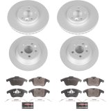 Power Stop 15-18 Volvo S60 Front & Rear Euro-Stop Brake Kit (1x psbESK4704, 1x psbESK4700) thumbnail 3