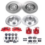 Power Stop 00-01 Audi A6 Quattro Front & Rear Z23 Evolution Sport Brake Kit w/Calipers (1x psbK886, 1x psbS2636, 1x psbK941, 1x psbS2758) thumbnail 2