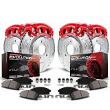 Power Stop 13-14 Ford Edge Front & Rear Z23 Evolution Kit W/Cals (1x psbS5298, 1x psbK3057, 1x psbS5026A, 1x psbK8846) thumbnail 7