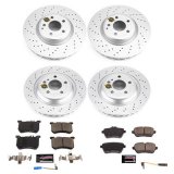 Power Stop 19-20 Mercedes-Benz SL550 Front & Rear Z23 Coated Brake Kit (1x psbCRK7859, 1x psbCRK8704) thumbnail 5