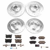 Power Stop 13-18 Mercedes-Benz SL550 Front & Rear Z23 Evolution Brake Kit (1x psbK6904, 1x psbK8704) thumbnail 9