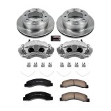 Power Stop 99-00 Ford F-350 Super Duty Rear Autospecialty Kit w/Cals (2x psbAR8570, 2x psbL4690, 1x psb16-757) thumbnail 2