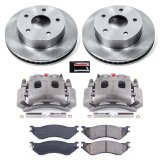 Power Stop 00-01 Dodge Ram 1500 Front Autospecialty Kit w/Cals (2x psbAR8748, 1x psbL4762A, 1x psbL4763A, 1x psb16-702) thumbnail 2
