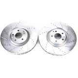 Power Stop 12-18 Mercedes-Benz CLS550 Front Drilled & Slotted Rotor - Pair (1x psbEBR1454XL, 1x psbEBR1454XR) thumbnail 4