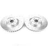 Power Stop 12-15 Mercedes-Benz ML63 AMG Front Drilled & Slotted Rotor - Pair (1x psbEBR1461XL, 1x psbEBR1461XR) thumbnail 4