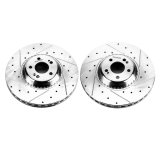 Power Stop 18-21 Mercedes-Benz S560 Front Drilled & Slotted Rotor - Pair (1x psbEBR1601XL, 1x psbEBR1601XR) thumbnail 4