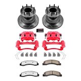 Power Stop 99-02 Ford F-350 Super Duty Front Z36 Truck & Tow Kit w/Cals (1x psbS4790, 1x psbZ36-756, 1x psbAR8574XL, 1x psbAR8574XR) thumbnail 2