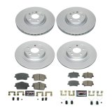 Power Stop 19-22 Volvo XC40 Front & Rear Z23 Coated Brake Kit (1x psbCRK8574, 1x psbCRK8580) thumbnail 6