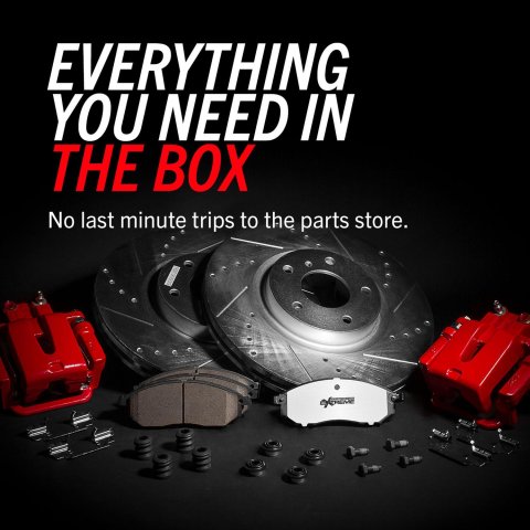 Power Stop 98-02 Toyota L& Cruiser Front Z36 Truck & Tow Kit w/Cals (1x psbS2634, 1x psbK1132-36) thumbnail 8