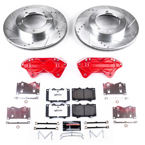 Power Stop 98-02 Toyota L& Cruiser Front Z36 Truck & Tow Kit w/Cals (1x psbS2634, 1x psbK1132-36) thumbnail 9