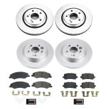 Power Stop 2021 Honda Odyssey Front & Rear Z17 Evolution Coated Brake Kit (1x psbCRK7670, 1x psbCRK8768) thumbnail 5