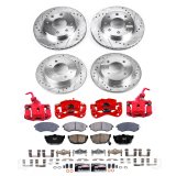 Power Stop 05-06 Hyundai Elantra Front and Rear Z23 Evolution Kit w/Calipers (1x psbS3302, 1x psbK1087, 1x psbK3106, 1x psbS15186) thumbnail 2