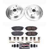 Power Stop 08-14 Subaru Tribeca Rear Z23 Evolution Kit w/Calipers (1x psbK4645, 1x psbS3234) thumbnail 4