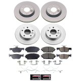 Power Stop 19-23 Mazda 3 Front and Rear Z17 Coated Brake Kit (1x psbCRK8334, 1x psbCRK8754) thumbnail 5