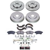 PowerStop Autospecialty Stock Replacement Disc and Drum Brake Kits for 2011-2015 CRUZE, 2016 CRUZE LIMITED - KOE15522DK Kits, Replacement, Solid Surface Rotors, Ceramic Pads, Semi-metallic Shoes, Chevrolet, Kit thumbnail 7