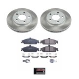 Power Stop 99-04 Oldsmobile Alero Front and Rear Semi-Coated Rotor Kit (1x psbSC1551, 1x psbSC1558) thumbnail 2