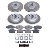 Power Stop 99-03 Acura TL Front and Rear Semi-Coated Rotor Kit (1x psbSC2292, 1x psbSC2308) thumbnail 5