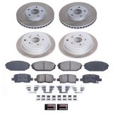 Power Stop 01-02 Acura MDX Front and Rear Semi-Coated Rotor Kit (1x psbSC2299, 1x psbSC2382) thumbnail 5
