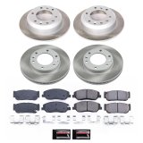 Power Stop 2007 Hyundai Entourage Front and Rear Semi-Coated Rotor Kit (1x psbSC4664, 1x psbSC5907) thumbnail 5