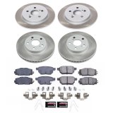 Power Stop 11-13 Lexus CT0h Front and Rear Semi-Coated Rotor Kit (1x psbSC5503, 1x psbSC5870) thumbnail 5
