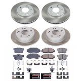 Power Stop 97-01 Acura Integra Front and Rear Semi-Coated Rotor Kit (1x psbSC2270, 1x psbSC704) thumbnail 5