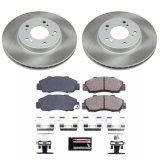 Power Stop 97-01 Acura Integra Front and Rear Semi-Coated Rotor Kit (1x psbSC2270, 1x psbSC704) thumbnail 6